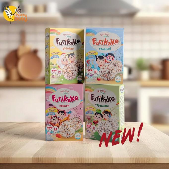 Gambar Yummy Bites Furikake 35G | Toping Rumput Laut Termurah - SALMON dari Anbu Baby Shop undefined Tokopedia