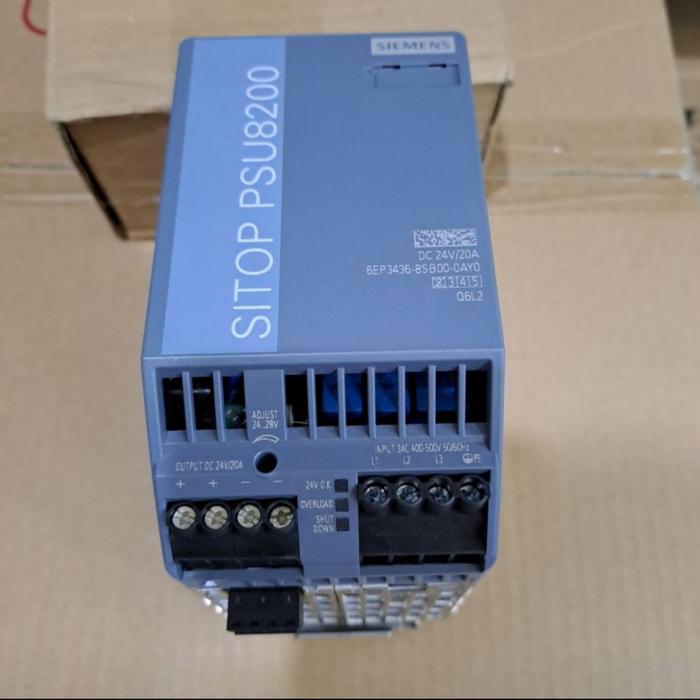 SIEMENS SITOP PSU8200 6EP3436-8SB00-0AY0 DC24V/20A POWER SUPPLY at ₹ 8500 | Siemens Power Supply System in Bhavnagar | ID: 2855660723912