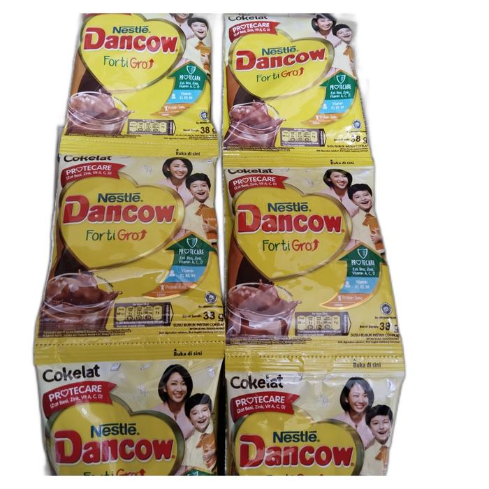 Gambar Nestle Dancow fortigro sachet 38grx10 pcs cokelat renceng dari Toko elang gas 88 undefined Tokopedia