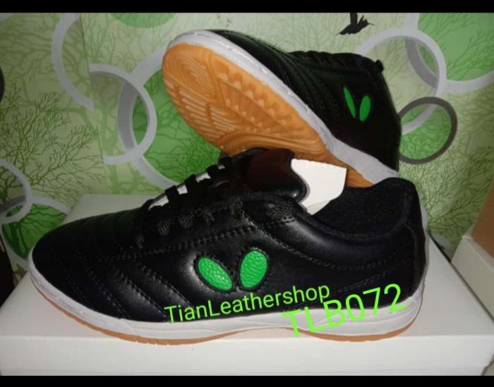 Gambar SEPATU BADMINTON BULUTANGKIS TENIS MEJA TERBARU TERBAIK TERLENGKAP - hitam hijau, 37 dari TianLeathershop undefined Tokopedia