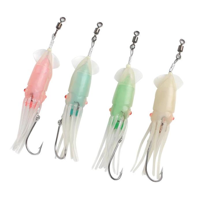 Gambar Baru 1 2pcs Fishing Squid Lure Sinking Soft Lure Flasher Jigging Bai dari Sporty Fun undefined Tokopedia