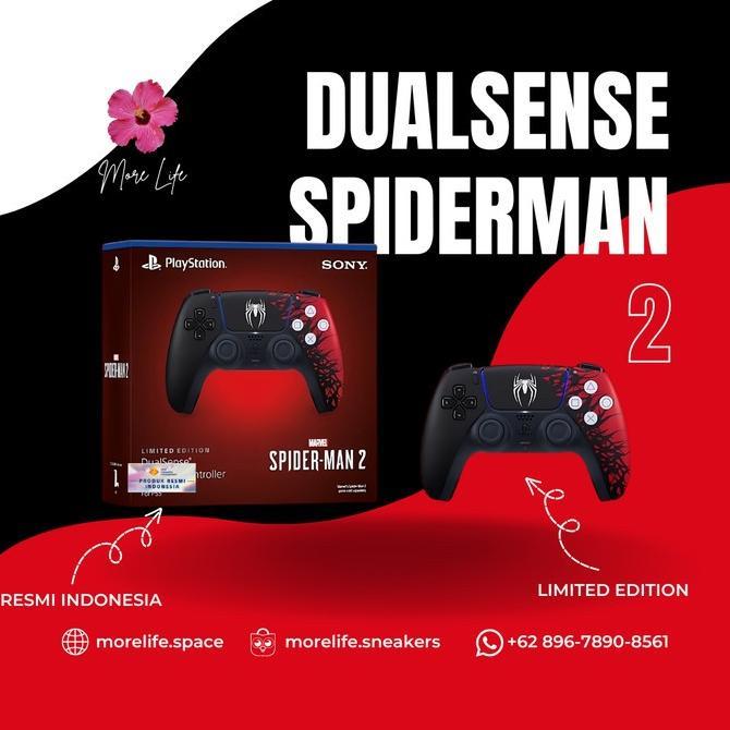 Gambar DualSense Spiderman 2, DualSense Spider-Man 2, DualSense Spider Man 2 - Resmi Jepang dari TOKO OLD45 undefined Tokopedia
