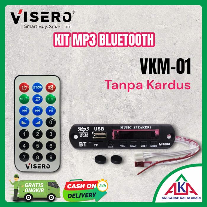 Gambar Kit Modul MP3 VISERO App Bluetooth Kualitas Premium - VKM-01 dari Berkat.Elektrik undefined Tokopedia