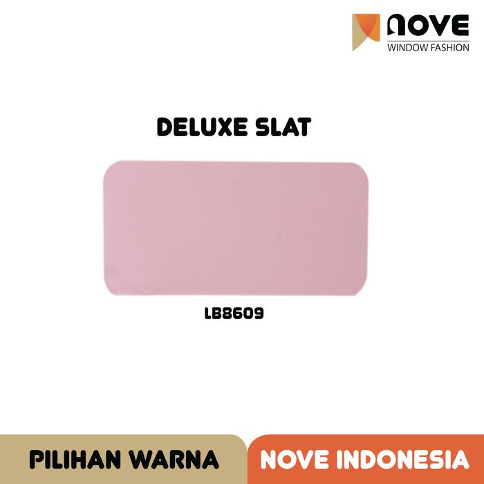 Gambar Nove Alumunium Blinds No Drill System Deluxe Slat -Tirai Gulung Tempel - LB8609 dari noveindonesia undefined Tokopedia