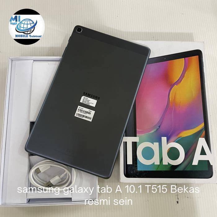Gambar Samsung Galaxy Tab A 10.1" 2019 T515 A10 3/32 wifi celluler Bekas sein - black fulset dari MI WORLD NEW undefined Tokopedia