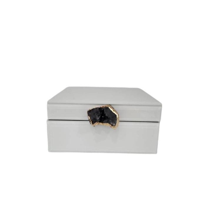 Gambar VIVERE Jewelry Box Philo Silver 19X15X8CM - Tempat Perhiasan dari VIVERE Collection undefined Tokopedia