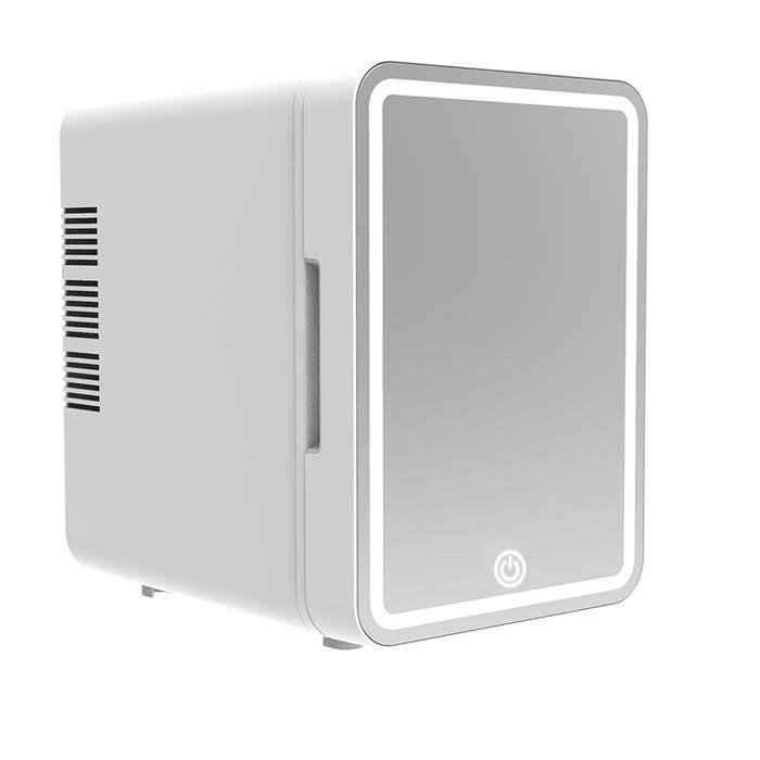 Gambar Skincare Mini Fridge Kulkas Kosmetik Mini Mirror LED - Putih dari Cascade Equinox undefined Tokopedia