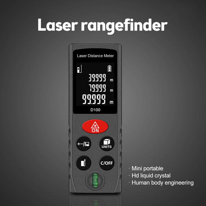 Gambar Alat Ukur Pengukur Jarak 100m Meteran Digital Laser Distance Meter - 40m dari MOYOLA STORE undefined Tokopedia