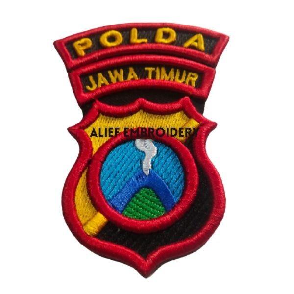 Gambar Logo Polda Jawa Timur Timbul / BORDIR EMBLEM JATIM 3D - POLDA JATIM dari aliefembroidery undefined Tokopedia