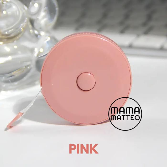 Gambar Meteran Gulung Mini Roll Putar Otomatis Kain Badan Baju Jahit Random - Gulung Pink, Meteran dari mamamatteoid undefined Tokopedia