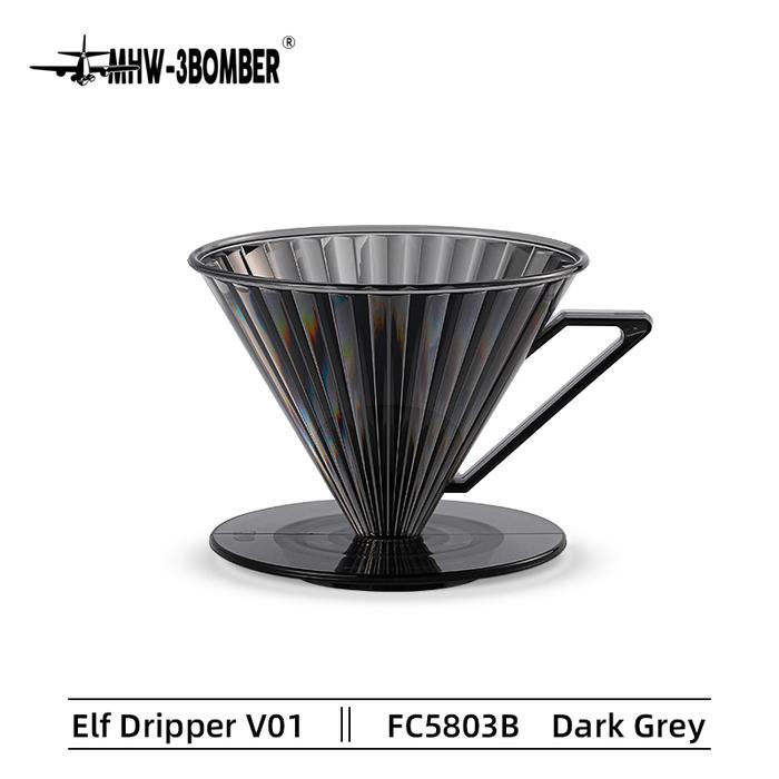 Gambar MHW-3Bomber - Elf Dripper - 01 - Grey dari WE Coffee Roaster undefined Tokopedia