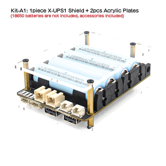 Gambar X-UPS1 12V/5V Dual Output Universal SBC Stackable UPS Shield - 1 dari Wartek IDN undefined Tokopedia