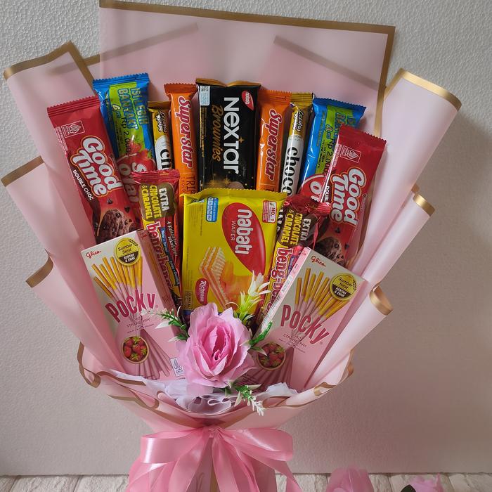 Gambar Bucket Snack besar, sidang, wisuda, P18 - gold dari Rezini Gift undefined 3 Tokopedia