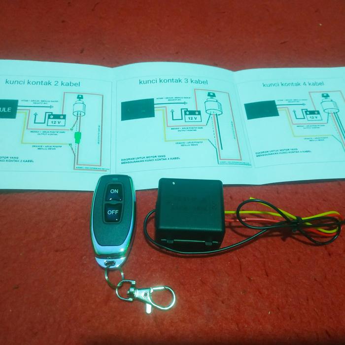 Gambar Remote kunci kontak motor universal 12 v dari ANS electro undefined 5 Tokopedia