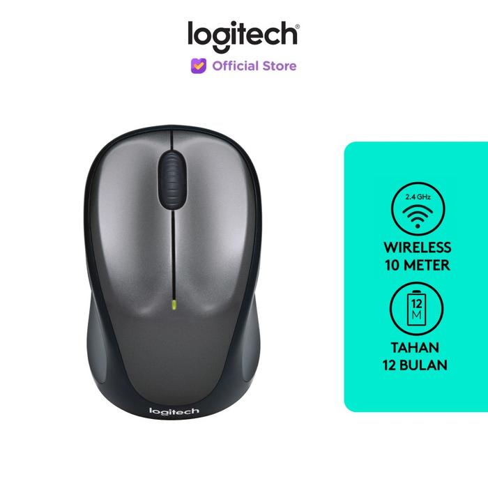 Gambar Logitech Wireless  Mouse M235 / M235 Wireless Grip -  Colt Glossy dari Jaya PC undefined Tokopedia