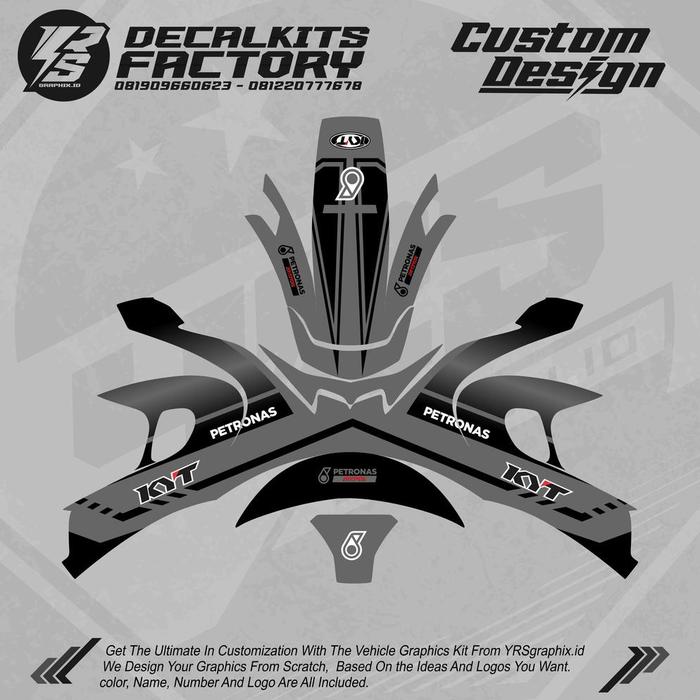 Gambar Decal Helm Kyt R10 Petronas Bisa Custom dari bolasada undefined Tokopedia