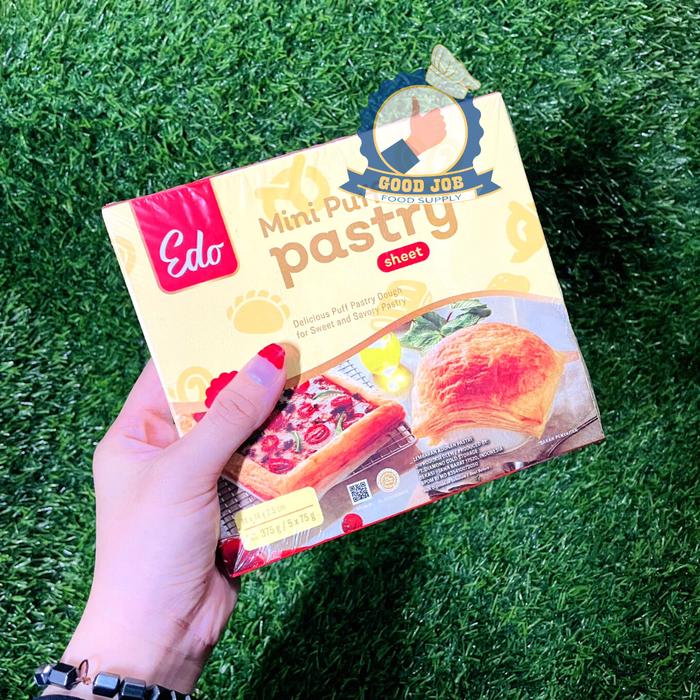 Gambar PUFF PASTRY Croffle Sheet EDO & BONCHEF 750 g Halal | Kulit Zuppa Soup - EDO 375g dari Toko Bahan Sushi Good Job undefined Tokopedia