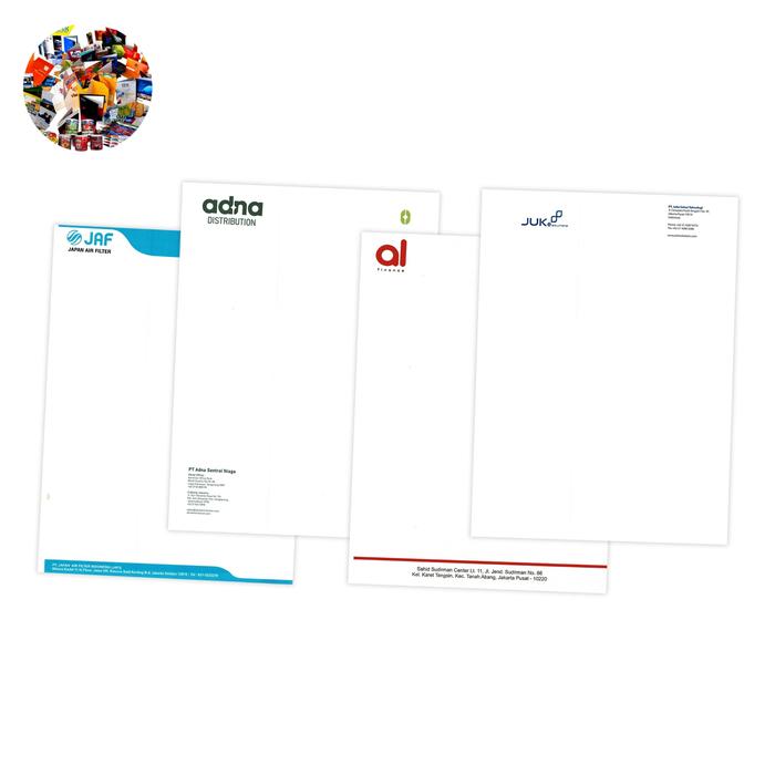 Gambar CETAK KOP SURAT - 2 warna, ukuran A4 dari cetakanonline undefined Tokopedia