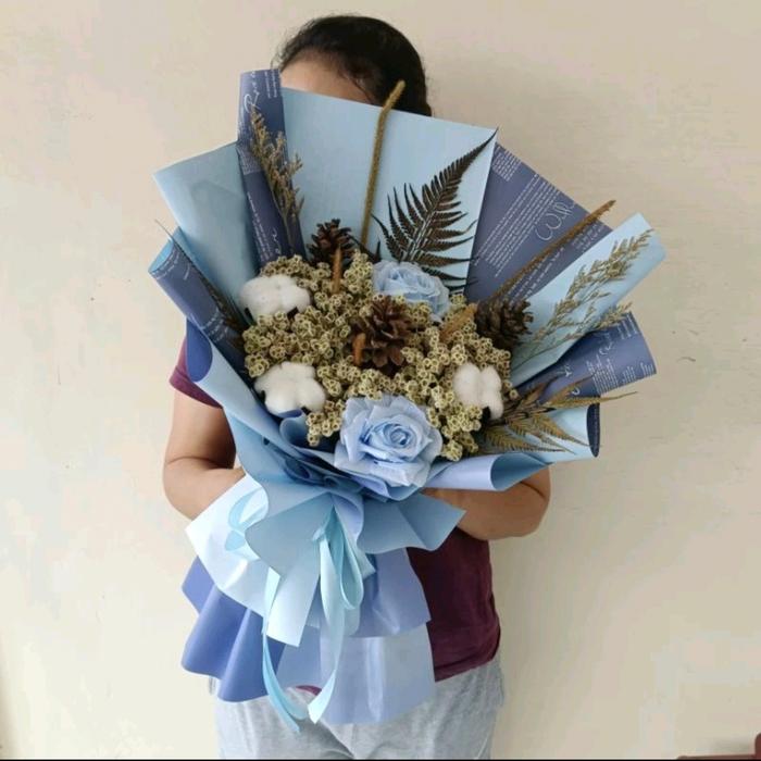 Gambar buket bunga edelweis bouquet - Kuning, ekspedisi+kotak dari drflowers medan undefined 2 Tokopedia
