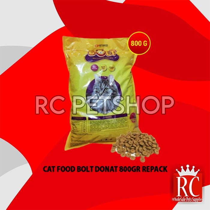 Gambar Makanan kucing / Cat Food Bolt Repacking Donut-Ikan 1kg - Donat 800gr dari RC Petshop Jakarta undefined Tokopedia