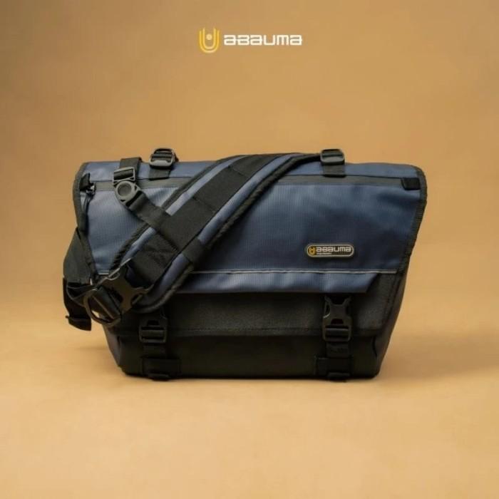 Gambar ABAUMA - TAS LAPTOP PRIA ANTI AIR 14" MESSENGER BAG SPECTRUM MESSBAG - Navy Blue dari ABAUMA OFFICIAL STORE undefined Tokopedia