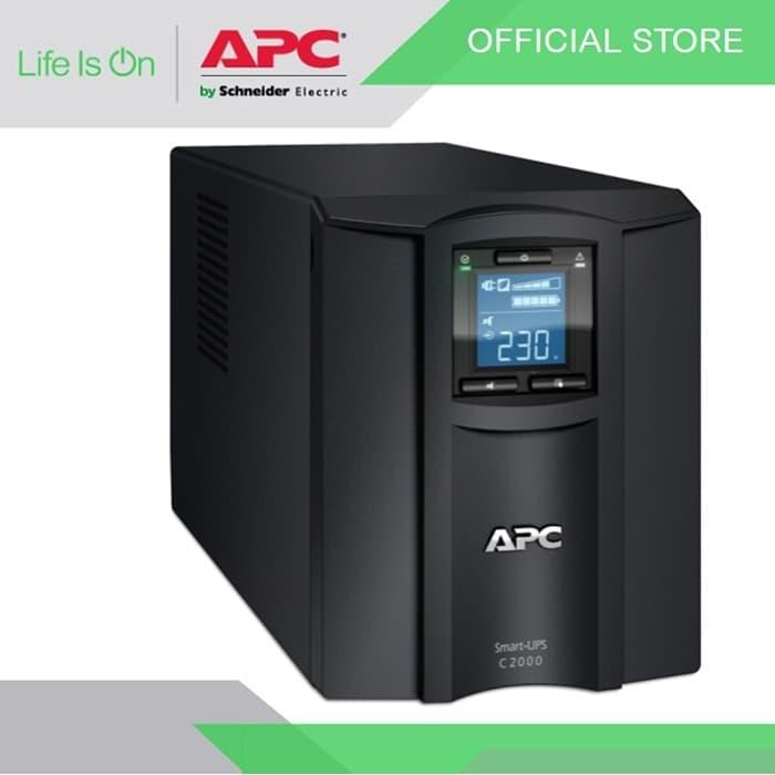 APC Smart-UPS C 2000VA LCD 230V - ASI / Onduleur Pour Serveur, Ordinateur - Protection Contre Les Coupures De Courant