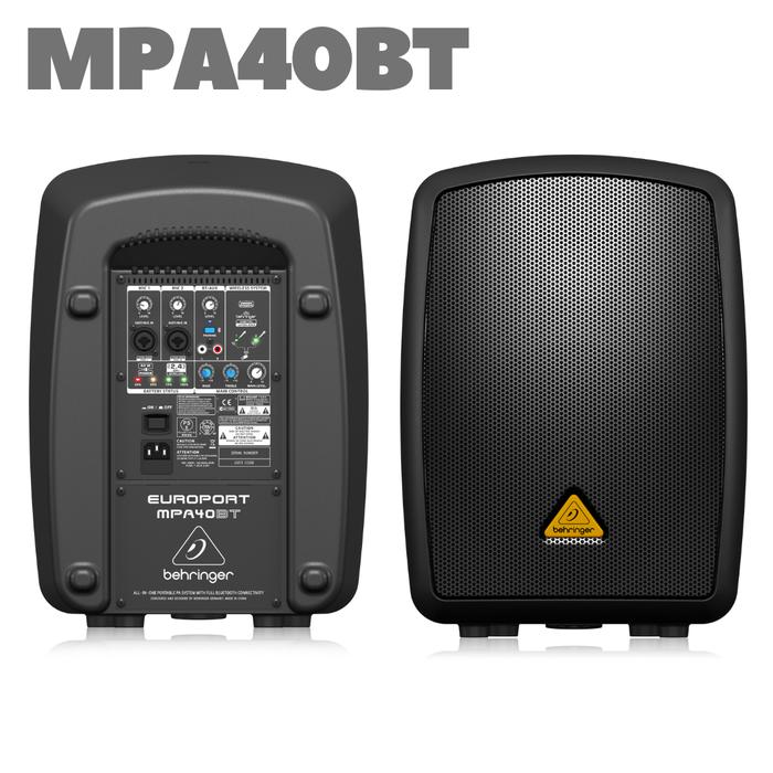 Gambar BEHRINGER MPA40BT PRO Portable Speaker MPA 40 BT - karaoke meeting - MPA40BT dari GitarPlus undefined Tokopedia