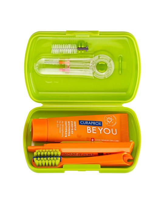 Gambar Curaprox Ortho Travel set / Sikat Gigi Travel Bracket / Kawat Gigi - GREEN dari HelloPanPan undefined Tokopedia