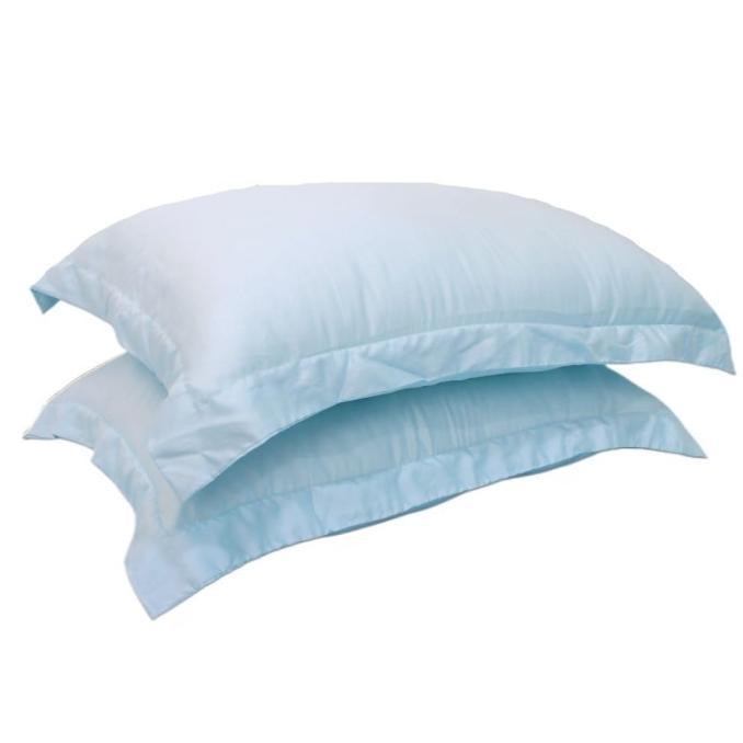 Gambar ! SARUNG BANTAL DAN SARUNG GULING TENCEL ORGANIC - - Biru, 1Bantal 1Guling dari NYENYAK_ undefined Tokopedia