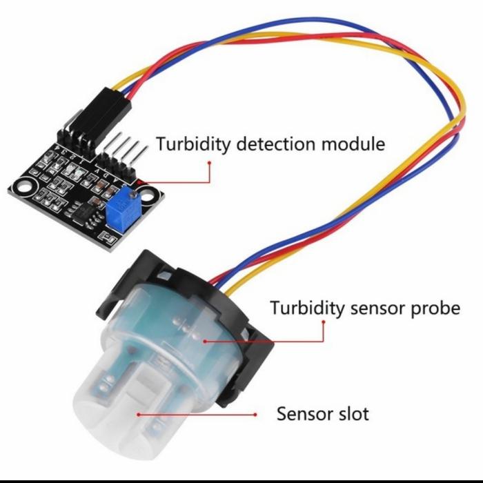 Jual kit turbidity sensor module modul deteksi kekeruhan/kualitas air