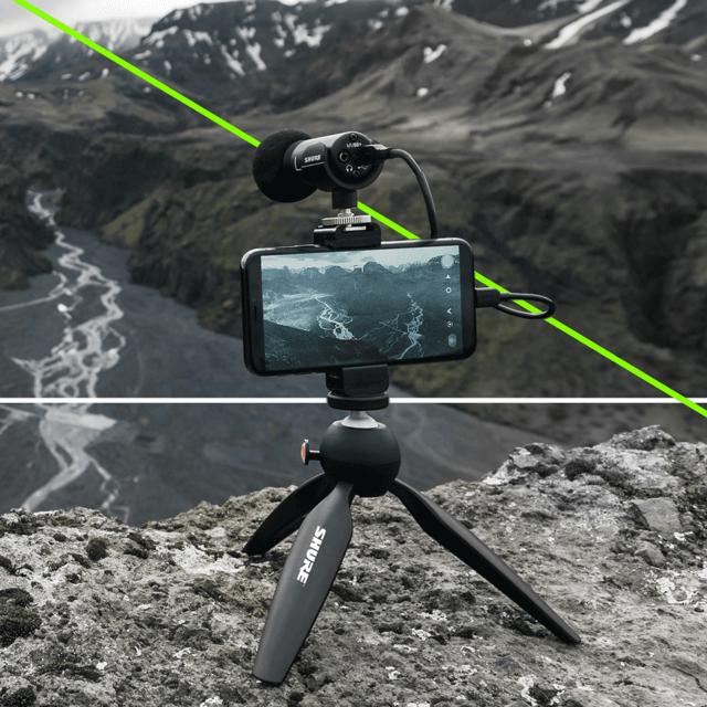 Gambar Shure Digital Stereo Condenser Microphone MV88+ DIG - VIDKIT dari Zyklus Teknika undefined Tokopedia
