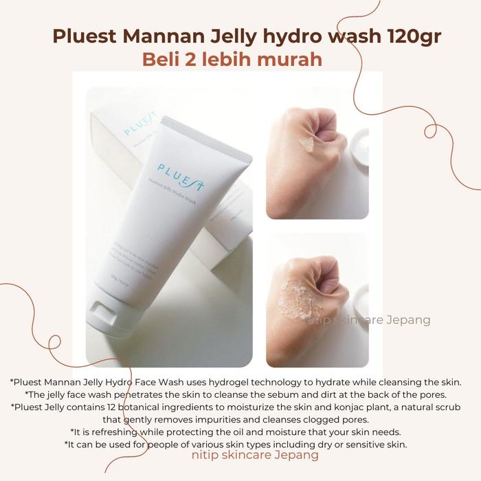 PLUEST Mannan Jelly Hydro Wash 120g 120… PLUEST(プルエスト