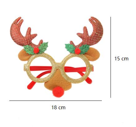 Jual Christmas Glasses/Kacamata Natal Santa Snowman Deer/Rusa