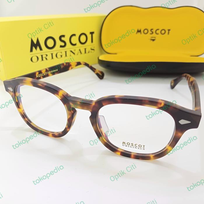 Gambar Frame Kacamata Pria Wanita Moscot Lemtosh Size Large High Quality - Tortoise Doff dari Optik Citi Eyewear undefined Tokopedia