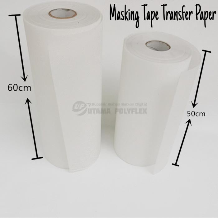 Jual Masking Tape Polyflex Printable Transfer Paper Lebar 60 cm 100 ...