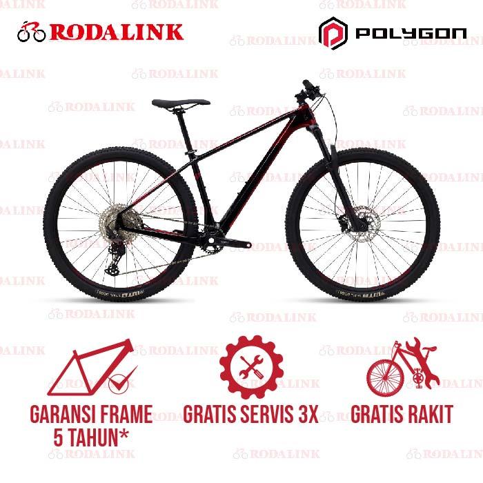 Gambar Polygon Sepeda Gunung Carbon MTB Syncline C3 2020 - Red, 27.5 S dari Rodalink Indonesia undefined Tokopedia