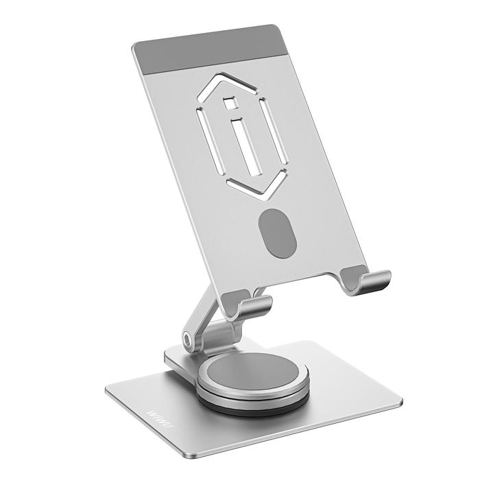 Gambar Phone Stand WiWU ZM106/107 Desktop Rotation Mobile Phone iPad Holder - ZM107 - Silver dari WiWU Official undefined Tokopedia