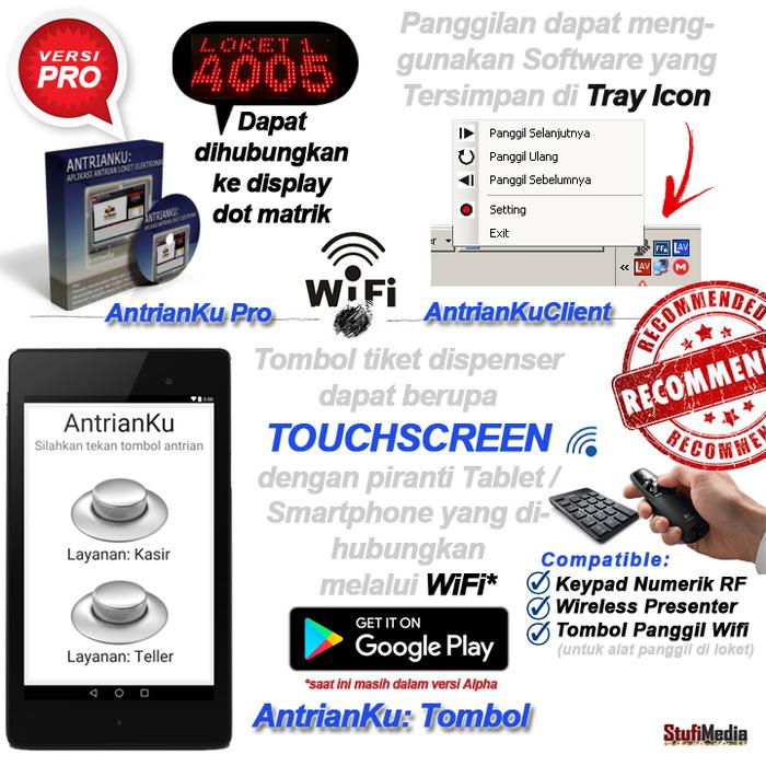 Gambar Software Antrian - AntrianKu versi Online (Lisensi 360 hari) dari StufiMedia undefined Tokopedia