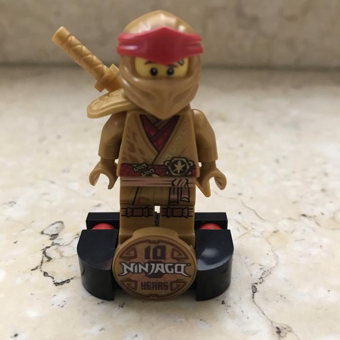 10th Anniversary Golden Ninjago Jay Lego Ninjago Jays Mech Battle Pack