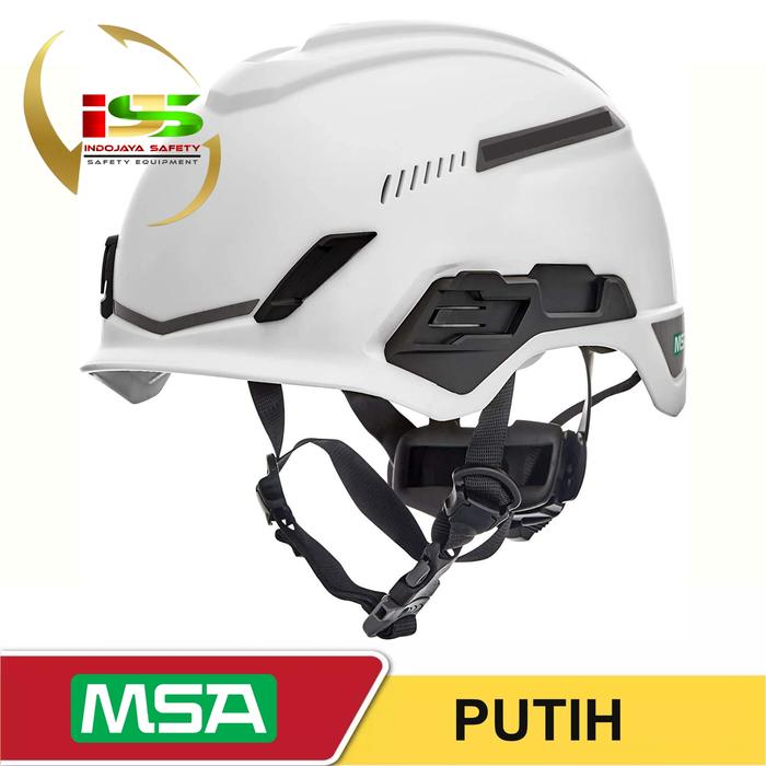 Gambar Helm MSA V-Gard H1 Safety Helmet Trivent Fastrack Lokal SNI Putih - Putih dari INDOJAYA SAFETY undefined Tokopedia