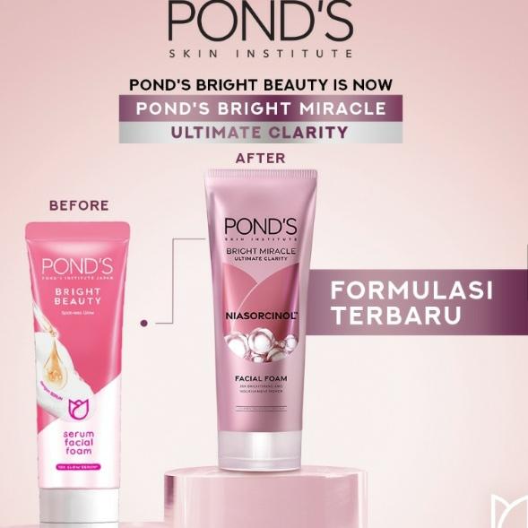 Gambar Sabun Cuci Muka Ponds 100g Facial Foam Clay oil control acne sun pons - Pink dari yaYes Collection undefined Tokopedia