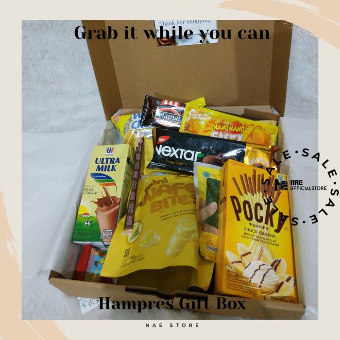 Gambar GIFT BOX HAMPERS SNACK BOX kado HADIAH ULANG TAHUN JAJANAN - Biru, S dari Tukang Kado. undefined Tokopedia