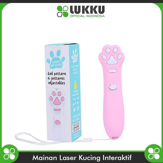 Gambar Mainan Laser Kucing Interaktif LED Laser 6 Motif Bentuk Karakter - Pink dari Lukku Official undefined Tokopedia