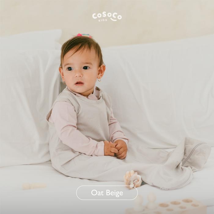 Gambar Signature Sleepsack / Wearable Blanket - Cosoco Kids - Oat Beige, DoubleLayer - L dari Cosoco Kids undefined Tokopedia