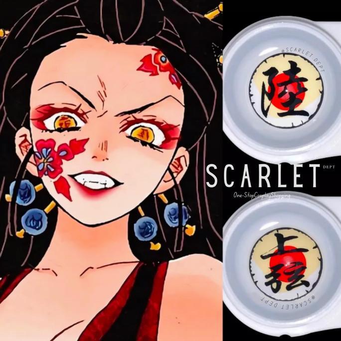 Gambar ! COSPLAY LENS SOFTLENS HALLOWEEN ANIME EYES KIMETSU NO YAIBA DEMON - - Daki dari 'LAURA SOFTLENS undefined Tokopedia