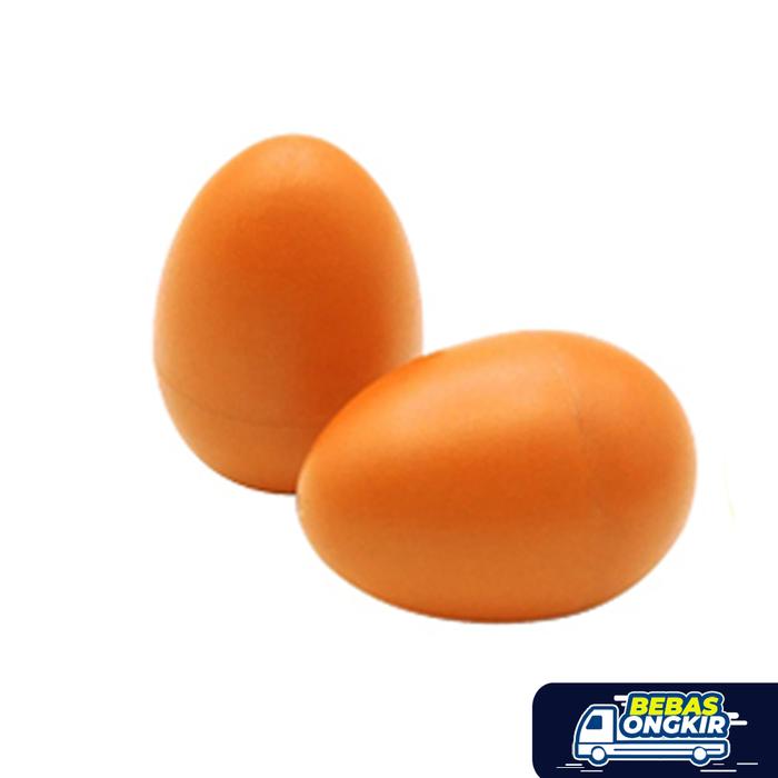 Gambar MARACAS FLUORESCENT EGG-27/B - Orange dari DOREMI MUSIC undefined Tokopedia
