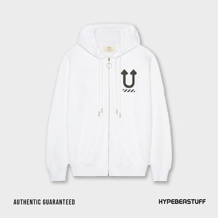 トップス off-white undercover SKELETON HOODIE L Off-white X Undercover Skeleton And Apple Reversable Hoodie Black