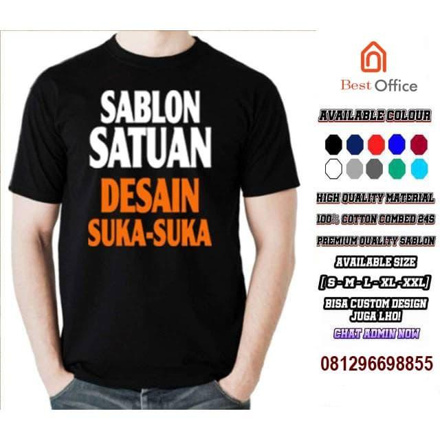 Gambar Sablon Custom Kaos Desain Bebas Suka-Suka | Bikin Baju Satuan - Kaos Polos dari SIMONTY SOLUTION undefined Tokopedia