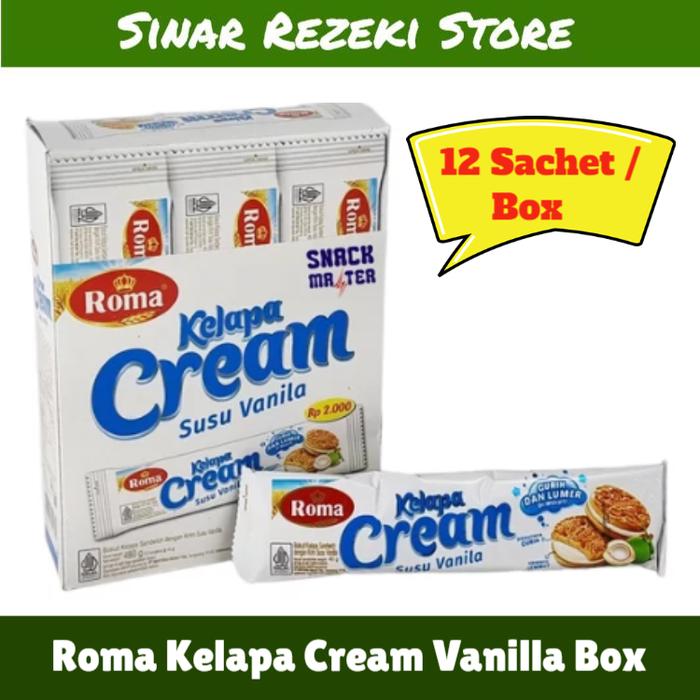 Gambar roma kelapa cream box - Vanilla dari Sinar Rezeki Store undefined Tokopedia