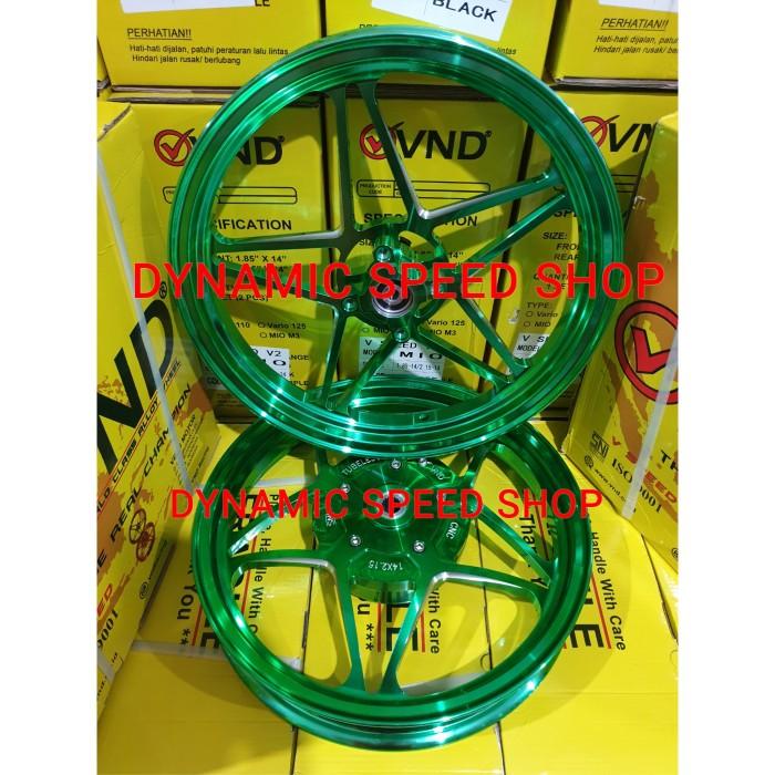 Gambar velg vnd vspeed v2 mio sporty velg vnd bintang gen2 mio soul xride - Hijau dari dynamic speed shop undefined Tokopedia
